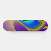 Abstracte regenboog skateboard (Horizontaal)