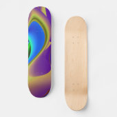 Abstracte regenboog skateboard (Voorkant)