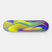 Abstracte regenboog skateboard (Horizontaal)