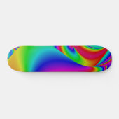 Abstracte regenboog skateboard (Horizontaal)