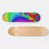 Abstracte regenboog skateboard (Horizontaal)