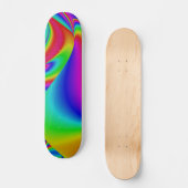 Abstracte regenboog skateboard (Voorkant)
