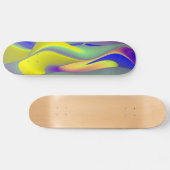 Abstracte regenboog skateboard (Horizontaal)
