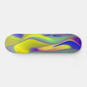 Abstracte regenboog skateboard (Horizontaal)