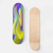 Abstracte regenboog skateboard (Voorkant)