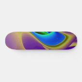 Abstracte regenboog skateboard (Horizontaal)