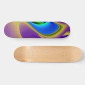 Abstracte regenboog skateboard (Horizontaal)