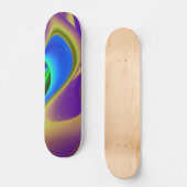 Abstracte regenboog skateboard (Voorkant)