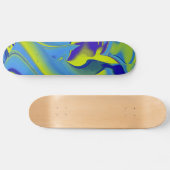Abstracte regenboog skateboard (Horizontaal)