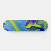 Abstracte regenboog skateboard (Horizontaal)