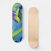 Abstracte regenboog skateboard (Voorkant)