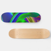 Abstracte regenboog skateboard (Horizontaal)