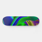 Abstracte regenboog skateboard (Horizontaal)
