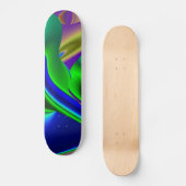 Abstracte regenboog skateboard (Voorkant)