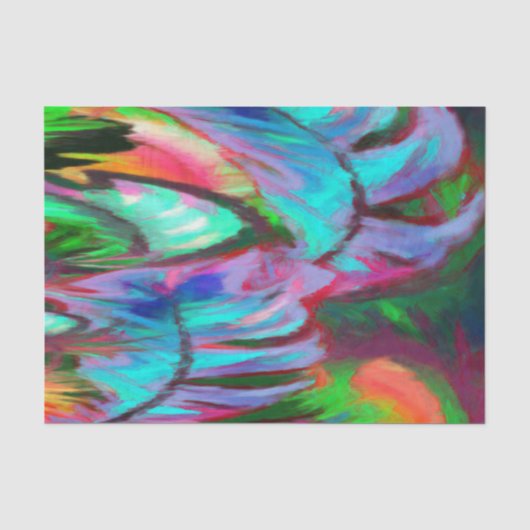 Abstracte regenboog tissuepapier (Voorkant)