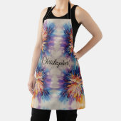 Abstracte regenboog uitbarsting van kleur schort (Insitu)