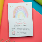 Abstracte regenboog van elke leeftijd kaart