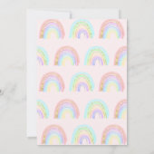 Abstracte regenboog van elke leeftijd kaart (Achterkant)