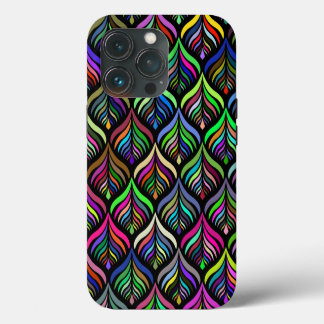 Abstracte regenboog voor vouwkleuren iPhone 13 pro hoesje