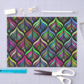 Abstracte regenboog voor vouwkleuren tissuepapier (Craft)