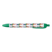 Abstracte regenboog vrede hand teken aangepaste pe zwarte inkt pen (Bodem)