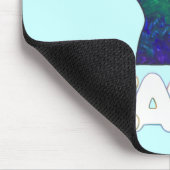 Abstracte regenboog Vrede Hand Teken muismatten 2 (Hoek)