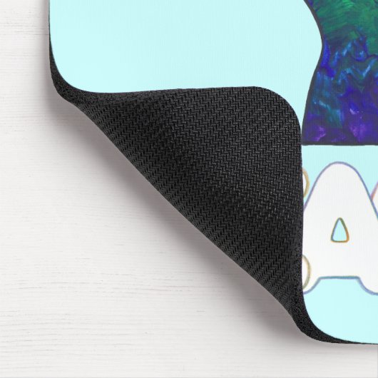 Abstracte regenboog Vrede Hand Teken muismatten 2 (Hoek)