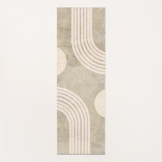 Abstracte regenboog yogamat (Voorkant)