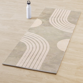 Abstracte regenboog yogamat