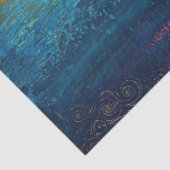 Abstracte Regenboogbloemen Decoupage Tissuepapier (Detail)