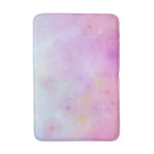 Abstracte regenboogbloemen in Waterverf Badmat (Voorkant Verticaal)