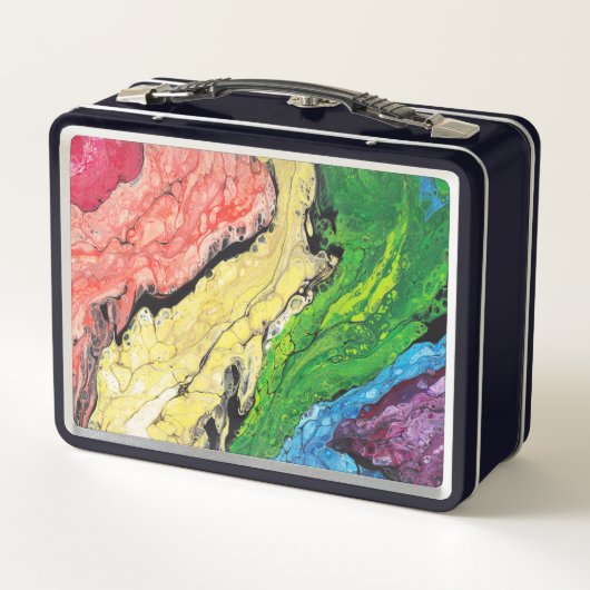 abstracte regenboogdoos (Achterkant)