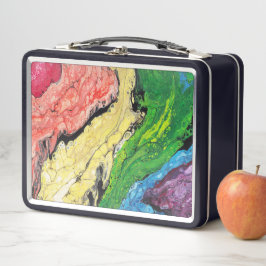abstracte regenboogdoos