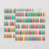 Abstracte regenboogdruppels kleurrijk modern patro (Voorkant / Achterkant)