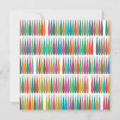 Abstracte regenboogdruppels kleurrijk modern patro (Achterkant)