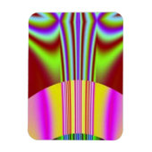 Abstracte regenbooggitaar magneet (Verticaal)