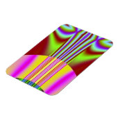 Abstracte regenbooggitaar magneet (Linkerzijde)