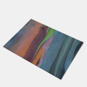 Abstracte Regenbooggomboom Deurmat (Schuin)
