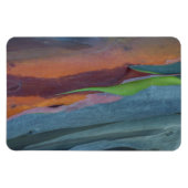 Abstracte Regenbooggomboom Magneet (Horizontaal)