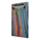 Abstracte Regenbooggomboom Mini Klembord (Angled2)