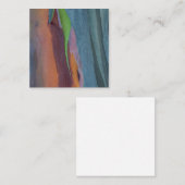 Abstracte Regenbooggomboom Notitiekaartje (Voorkant / Achterkant)