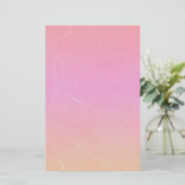 Abstracte regenbooggradiënt briefpapier (Staand voorkant)