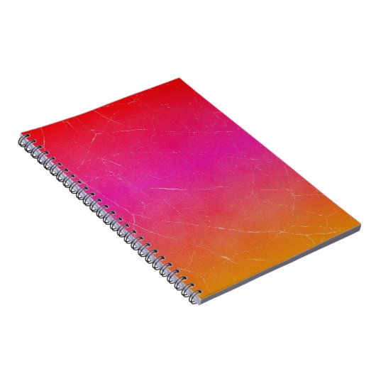 Abstracte regenbooggradiënt notitieboek (Rechterzijde)