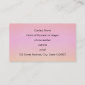 Abstracte regenbooggradiënt visitekaartje (Achterkant)