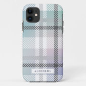 Abstracte regenbooggradiëntplaid Case-Mate iPhone case (Achterkant)