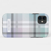 Abstracte regenbooggradiëntplaid Case-Mate iPhone case (Achterkant (horizontaal))