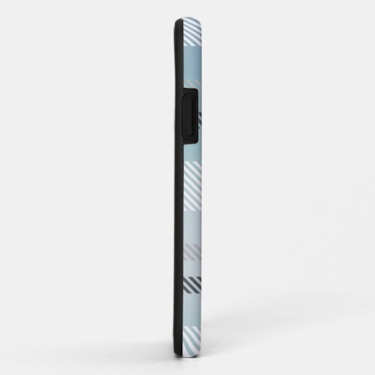 Abstracte regenbooggradiëntplaid Case-Mate iPhone case (Achterkant/rechts)