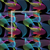 Abstracte regenboogkleur stof (Delen)