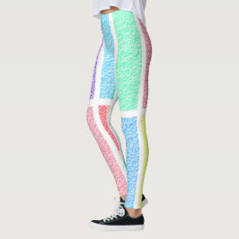Abstracte regenboogkleuren, leggings