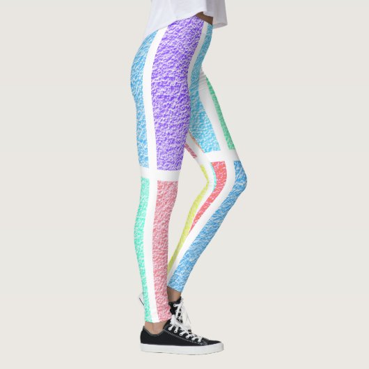 Abstracte regenboogkleuren, leggings (Rechts)